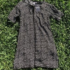 NWT Black & White coverup PM4